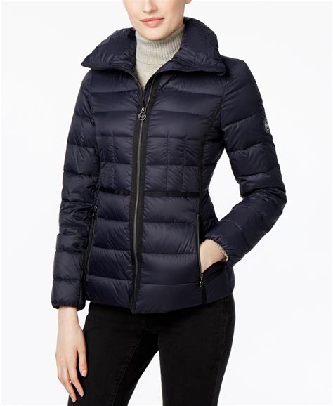 michael kors damen winterjacke bordeaux|ladies Michael Kors jackets.